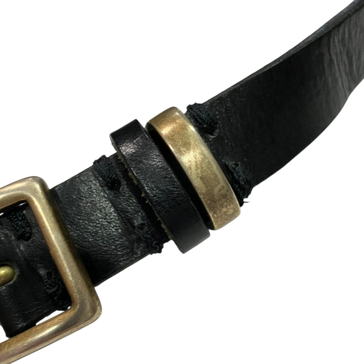 Denham レザーナローベルト 古着・中古-5枚目のアイテム画像