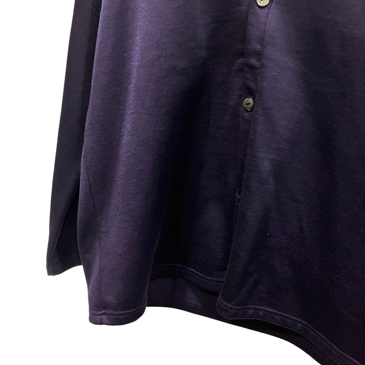Needles V Neck Cardigan - C PE Bright JerseyVネックカーディガンNS257 古着・中古-4枚目のアイテム画像