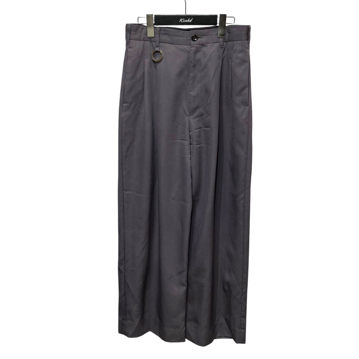 TH Super Semi-Wide Tailored Pantsワイドスラックス2202-P40-M202 古着・中古-1枚目のアイテム画像