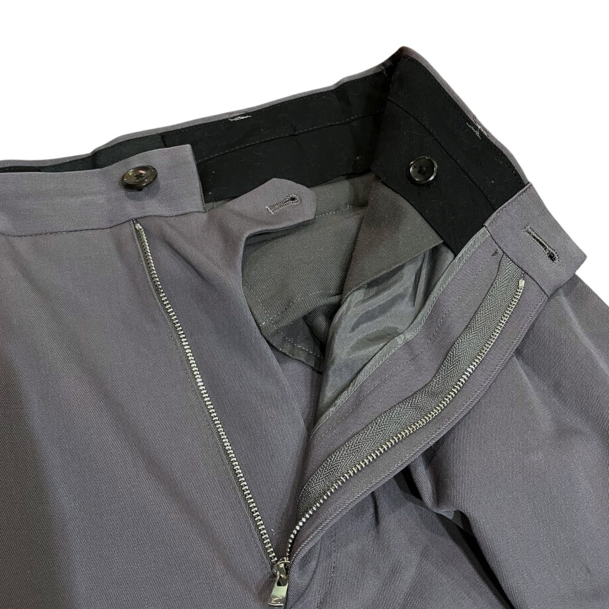 TH Super Semi-Wide Tailored Pantsワイドスラックス2202-P40-M202 古着・中古-3枚目のアイテム画像