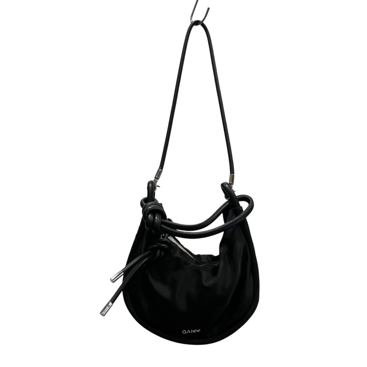 Ganni KNOT BAGUETTE2wayハンドバッグ5719 古着・中古-3枚目のアイテム画像