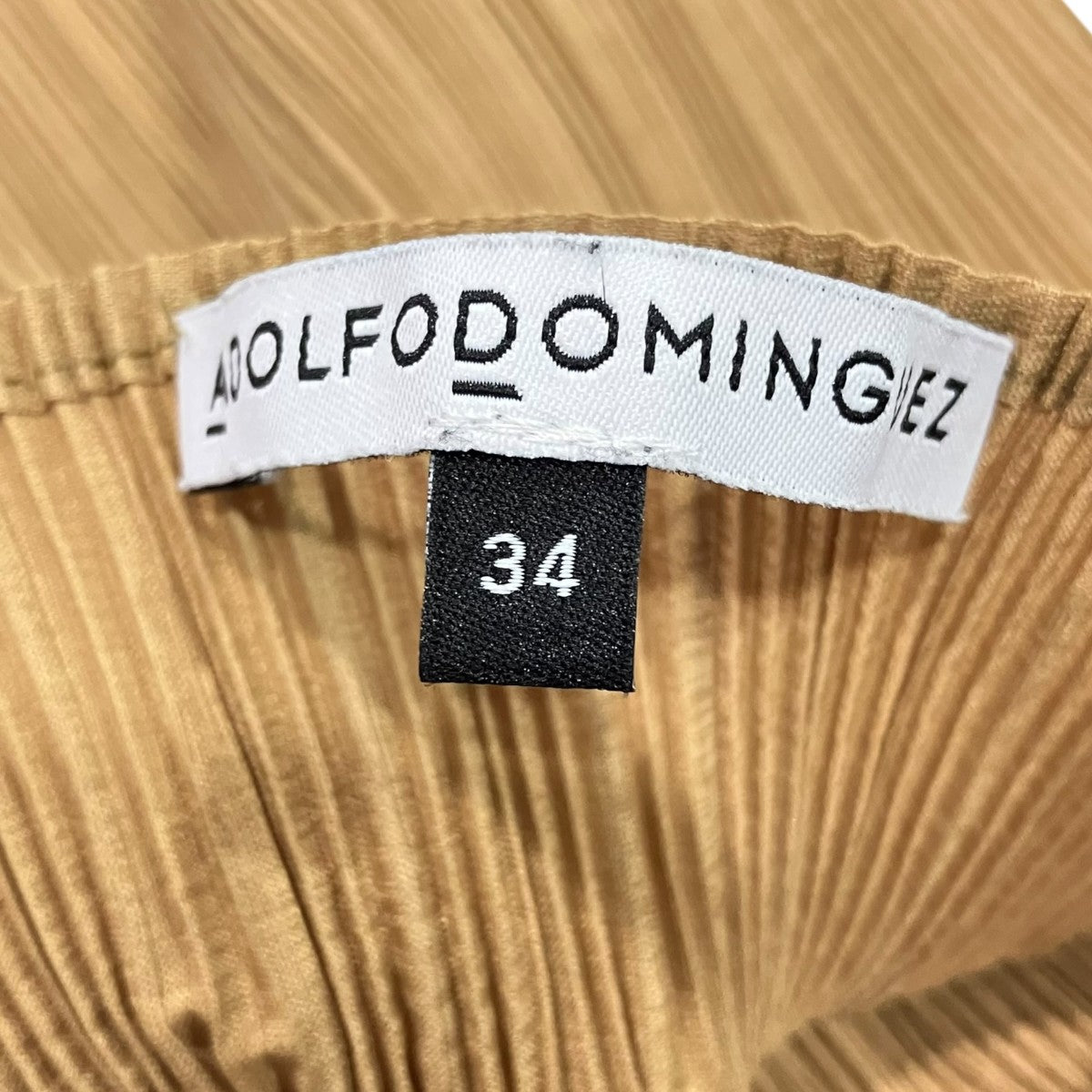 ADOLFO DOMINGUEZ プリーツノースリーブブラウス 古着・中古-5枚目のアイテム画像
