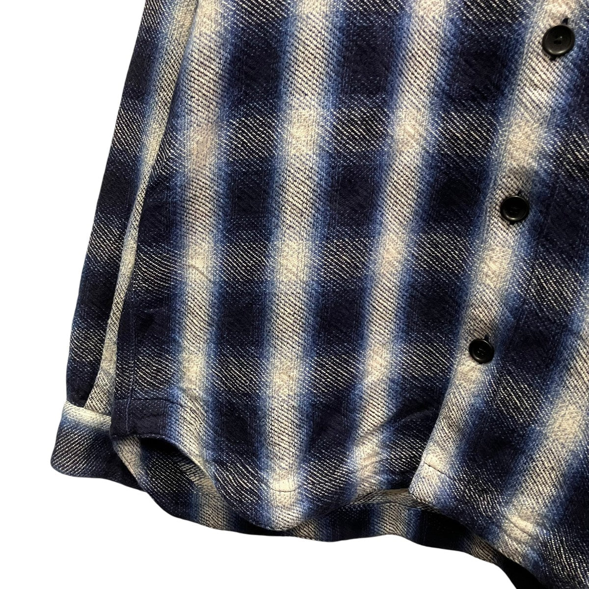 25AWOmbre Check Flannel Shirtチェックシャツ