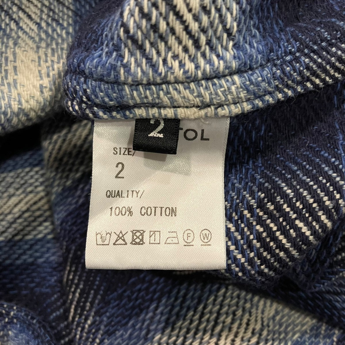 25AWOmbre Check Flannel Shirtチェックシャツ