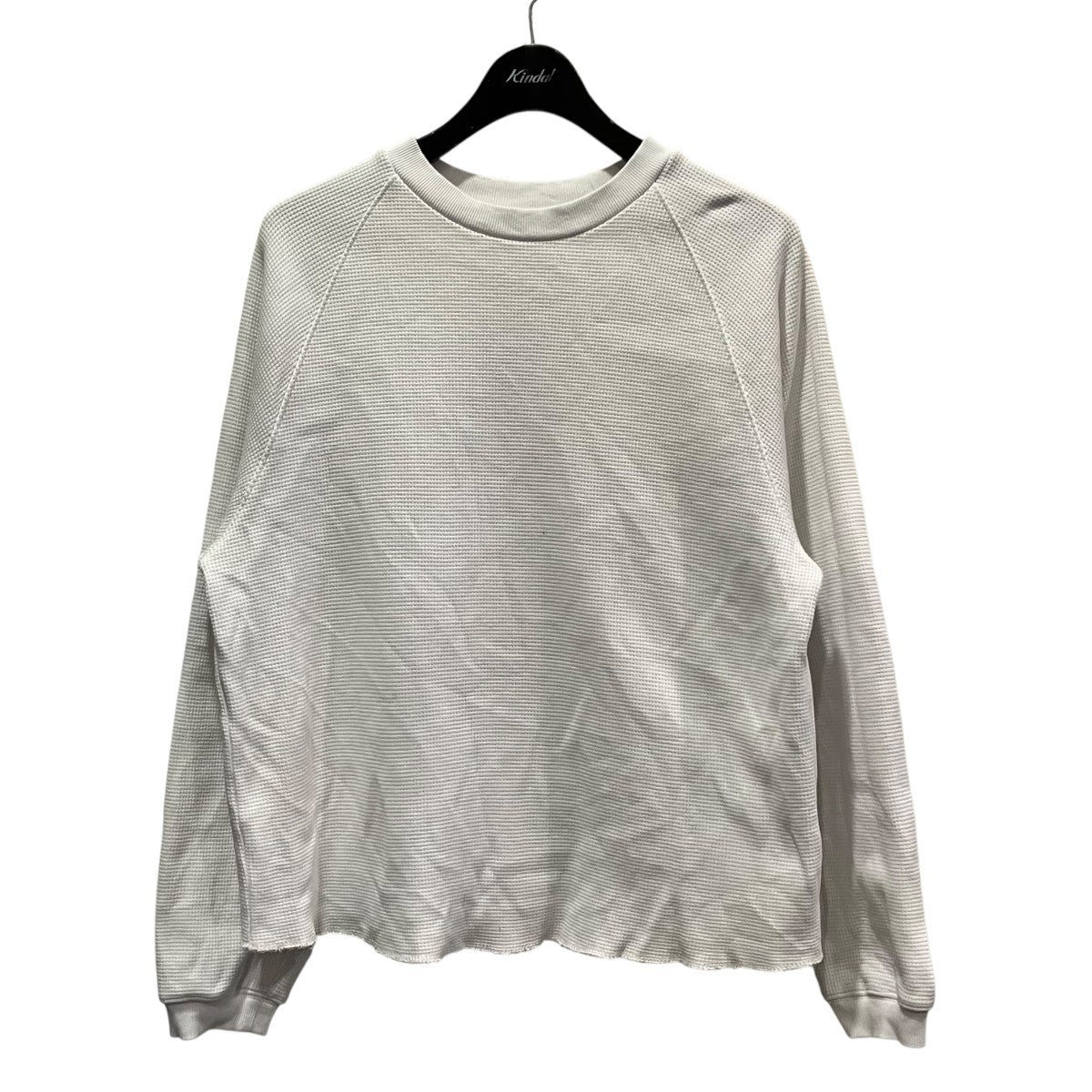 WISM 26SSORIGINAL PRODUCT Waffle Crewサーマルカットソー26070596200010 古着・中古-1枚目のアイテム画像
