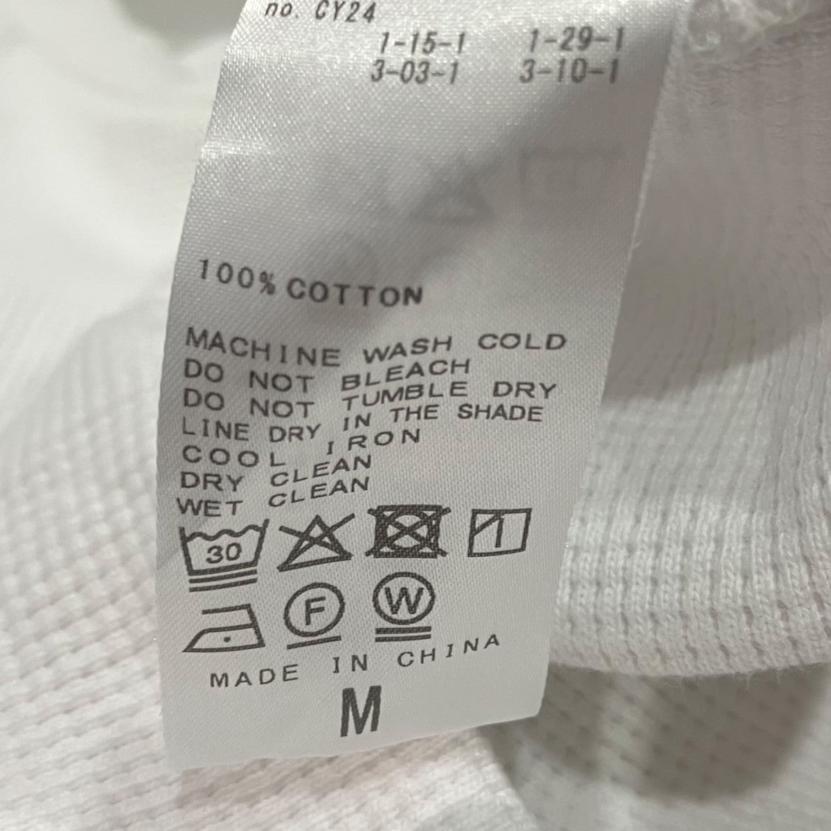 WISM 26SSORIGINAL PRODUCT Waffle Crewサーマルカットソー26070596200010 古着・中古-6枚目のアイテム画像