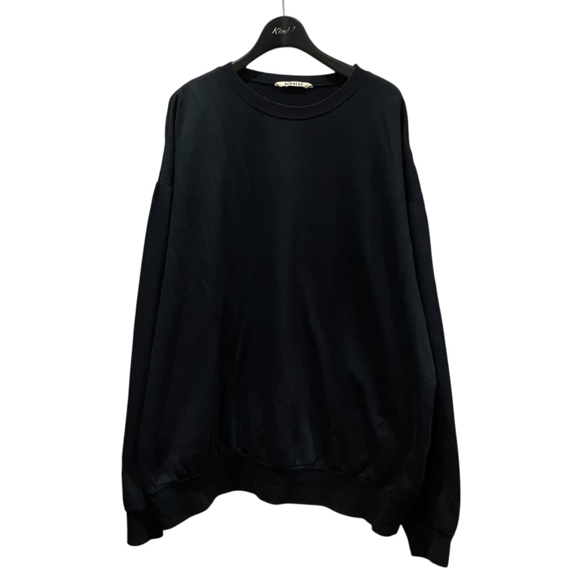 AURALEE ELASTIC HIGH GAUGE SWEAT P OクルーネックスウェットA22AP01NU 古着・中古-1枚目のアイテム画像