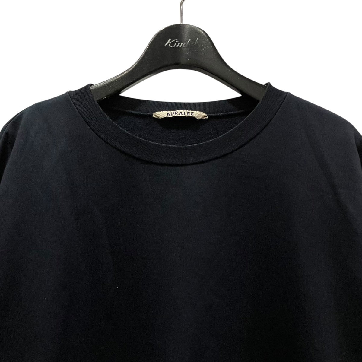 AURALEE ELASTIC HIGH GAUGE SWEAT P OクルーネックスウェットA22AP01NU 古着・中古-3枚目のアイテム画像