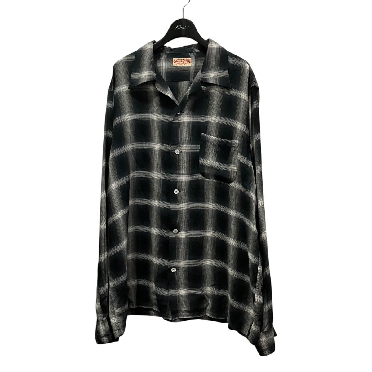 SUGAR CANE オンブレチェックシャツSC29120 古着・中古-1枚目のアイテム画像