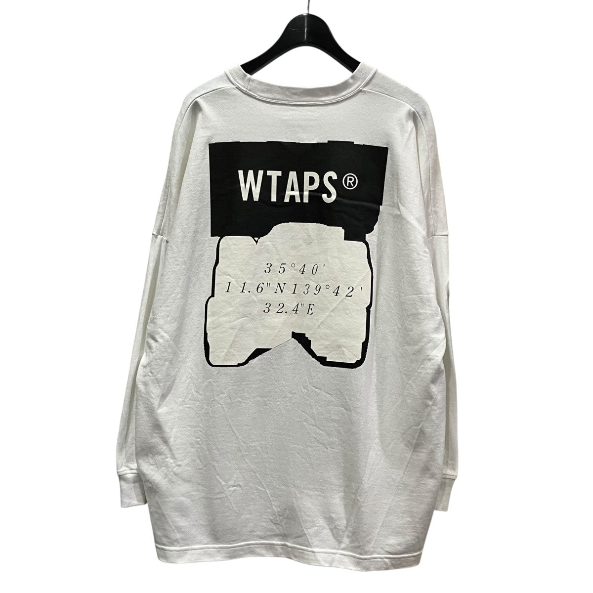 WTAPS バックプリント長袖Tシャツ251ATDT-CSM17 古着・中古-2枚目のアイテム画像