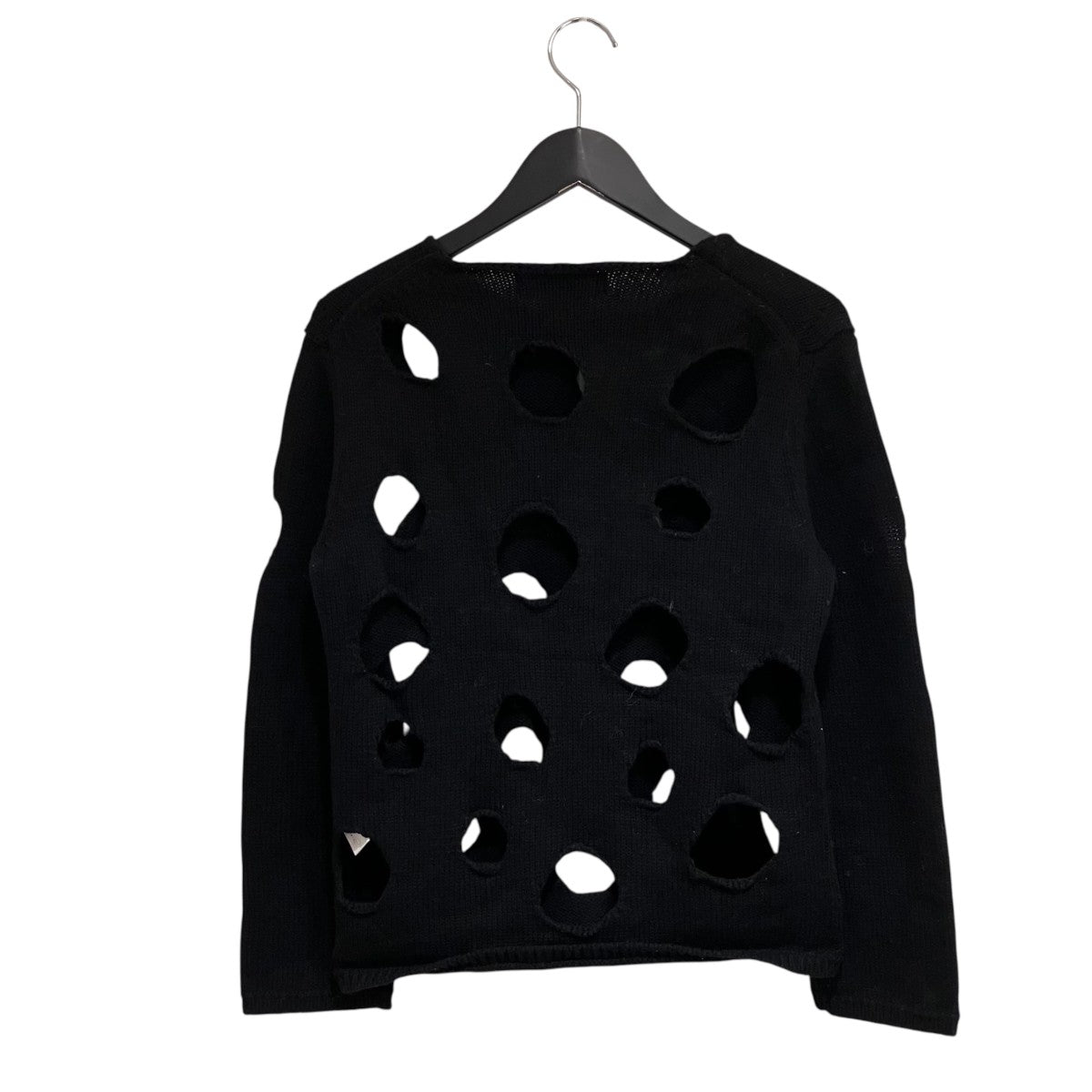 BLACK COMME des GARCONS ダメージ加工ニット1C-N004 古着・中古-2枚目のアイテム画像
