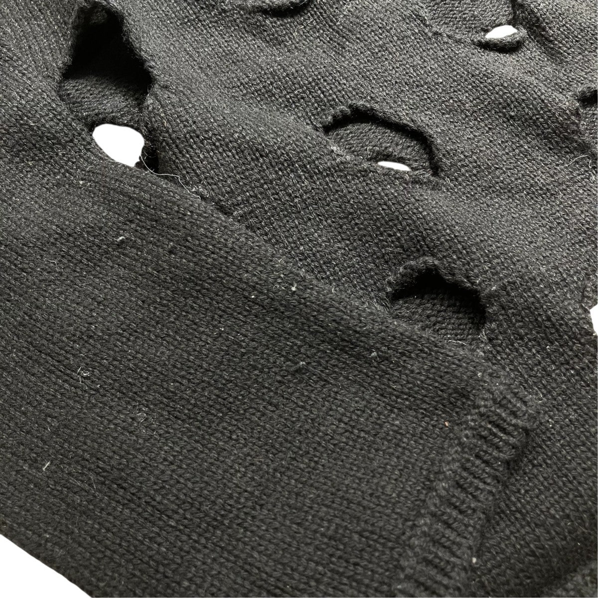 BLACK COMME des GARCONS ダメージ加工ニット1C-N004 古着・中古-5枚目のアイテム画像