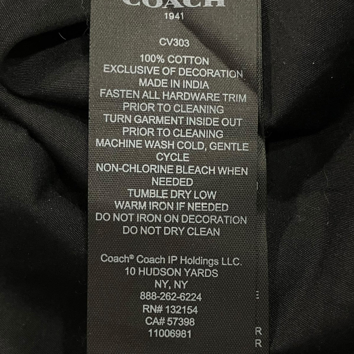 COACH シャツワンピースCV303 古着・中古-6枚目のアイテム画像