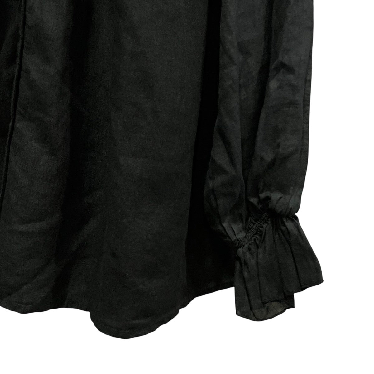 nest Robe リネンラミーフリルカラーブラウス01241-1488 古着・中古-4枚目のアイテム画像