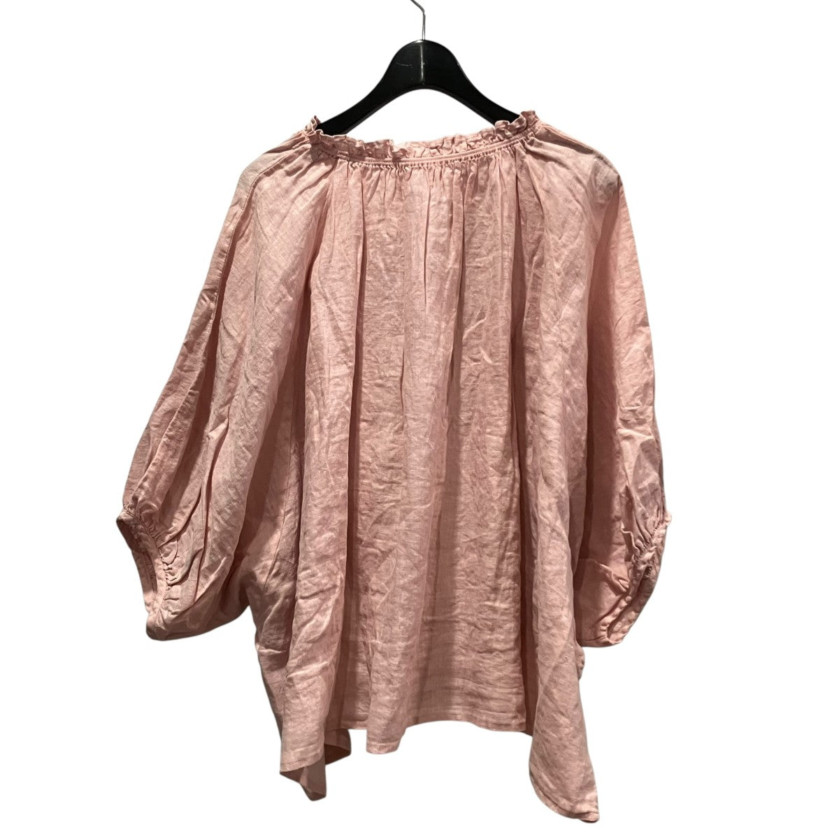 nest Robe Vネックフリルリネンブラウス01233-1404 古着・中古-2枚目のアイテム画像