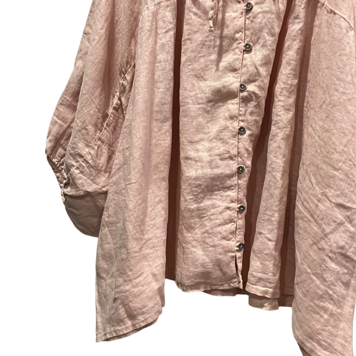 nest Robe Vネックフリルリネンブラウス01233-1404 古着・中古-4枚目のアイテム画像