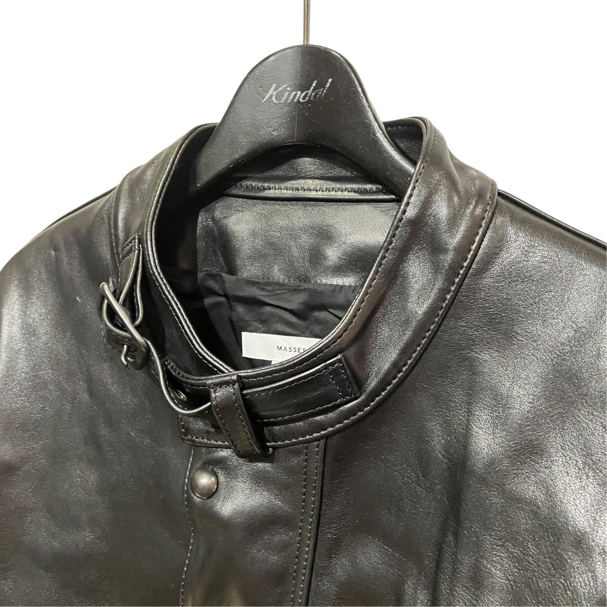 HORSE LEATHER COAT VINTAGE Wレザーコート