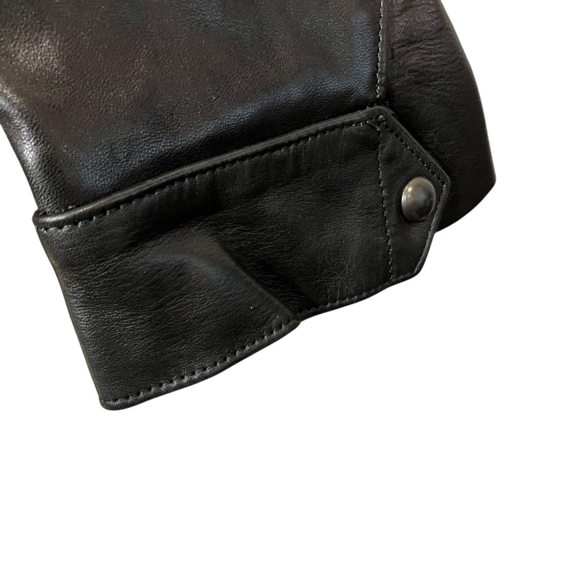 HORSE LEATHER COAT VINTAGE Wレザーコート