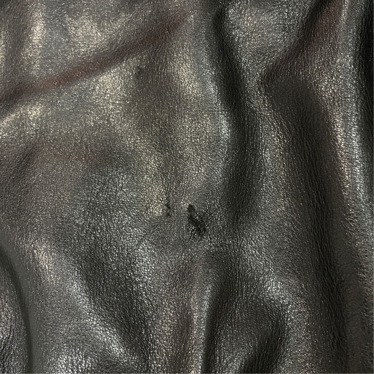 HORSE LEATHER COAT VINTAGE Wレザーコート