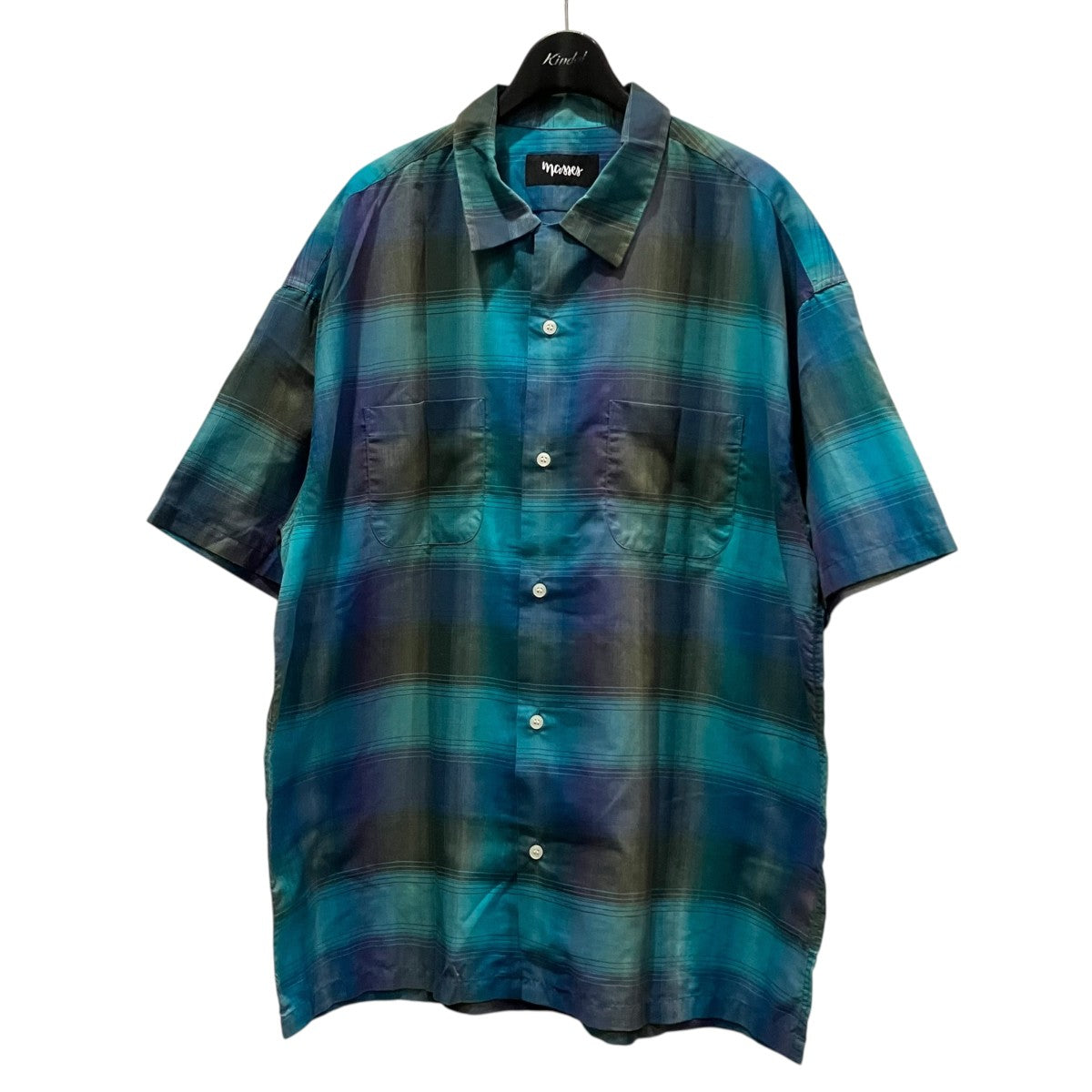 SHIRT S S SHADOW半袖チェクシャツ