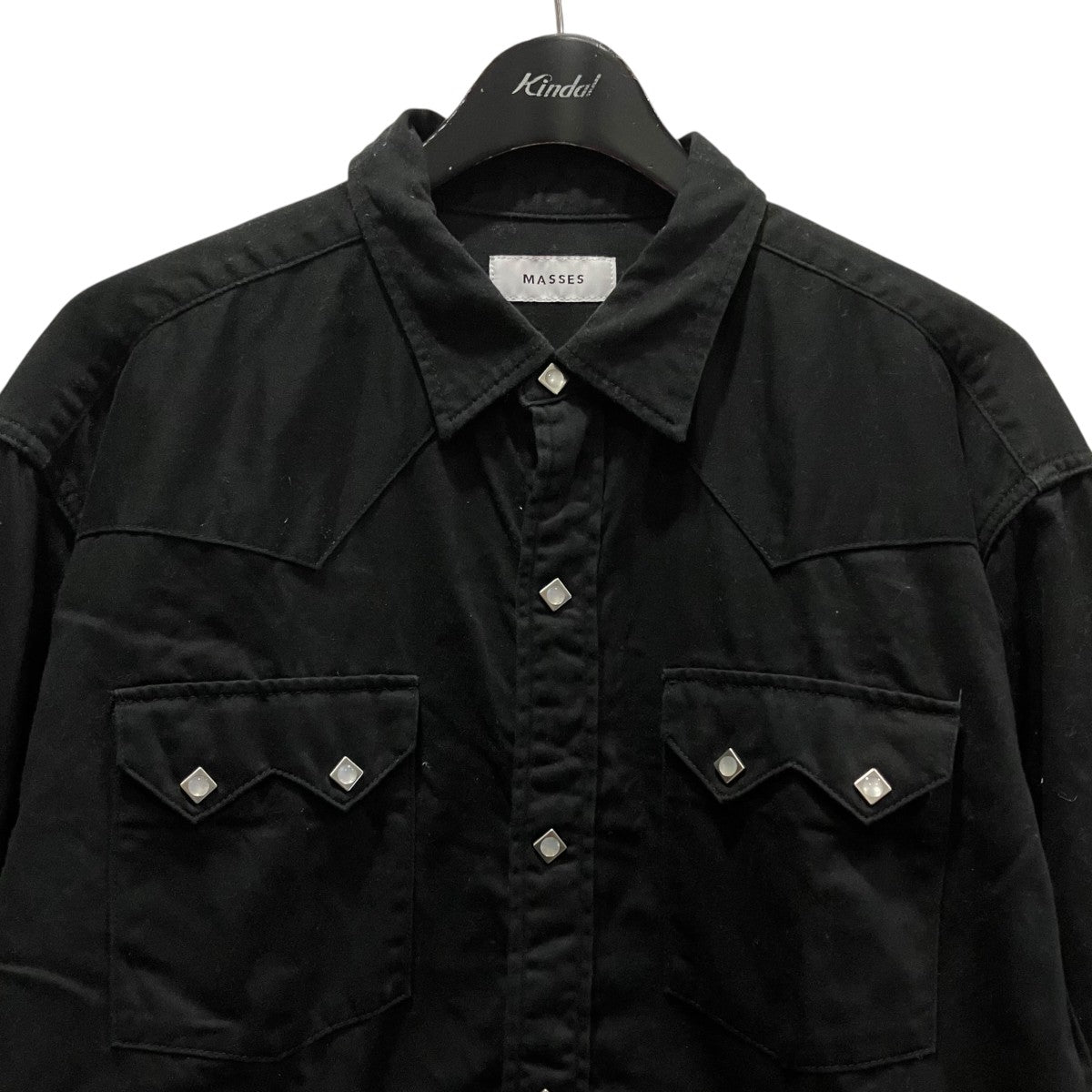 MASSES WESTERN SHIRT CHウエスタンシャツ 古着・中古-3枚目のアイテム画像