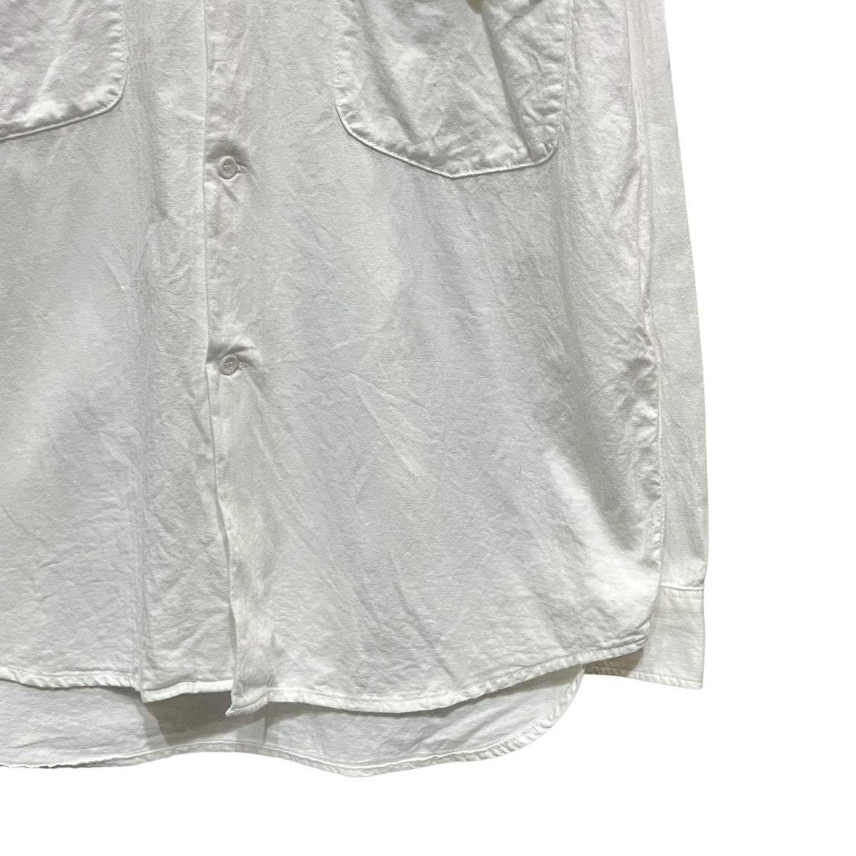 HERRINGBONE SHIRTダブルポケット長袖シャツ