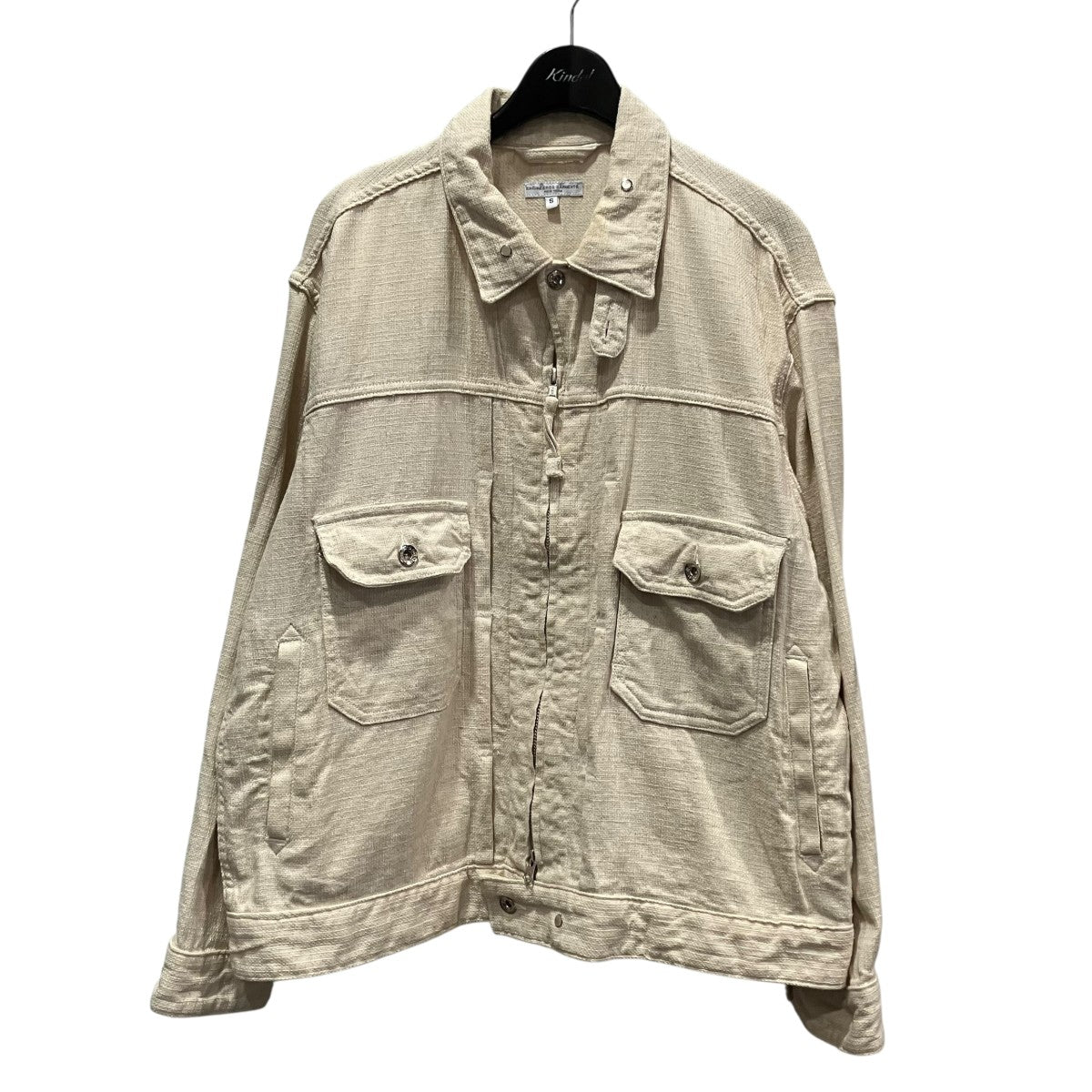 Engineered Garments 25SSTrucker Jacketコットンリネントラッカージャケット 古着・中古-1枚目のアイテム画像