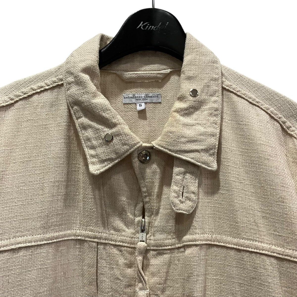 Engineered Garments 25SSTrucker Jacketコットンリネントラッカージャケット 古着・中古-3枚目のアイテム画像