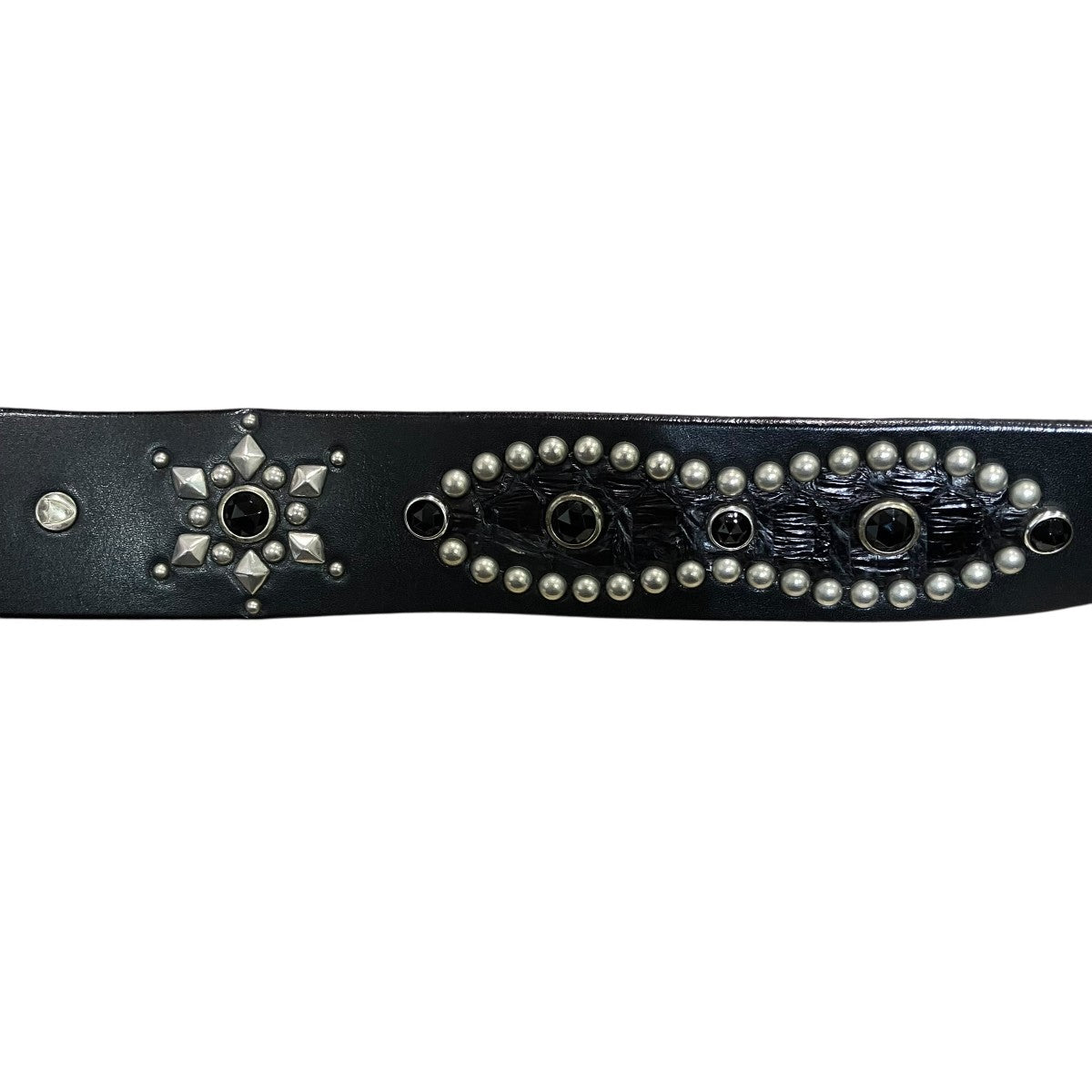 HTC×SAPEur New Peanut Belt Blackスタッズベルト 古着・中古-2枚目のアイテム画像