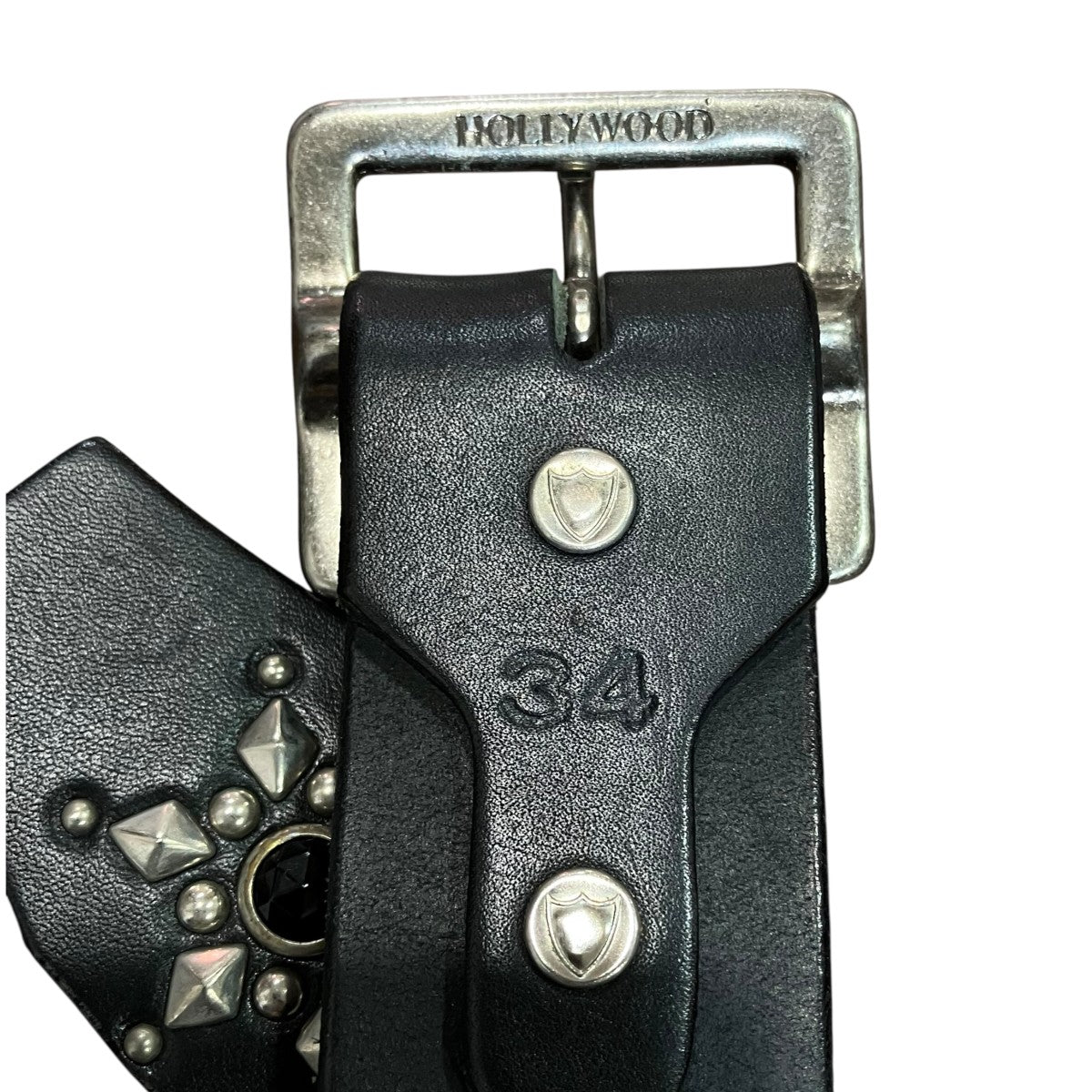 HTC×SAPEur New Peanut Belt Blackスタッズベルト 古着・中古-5枚目のアイテム画像