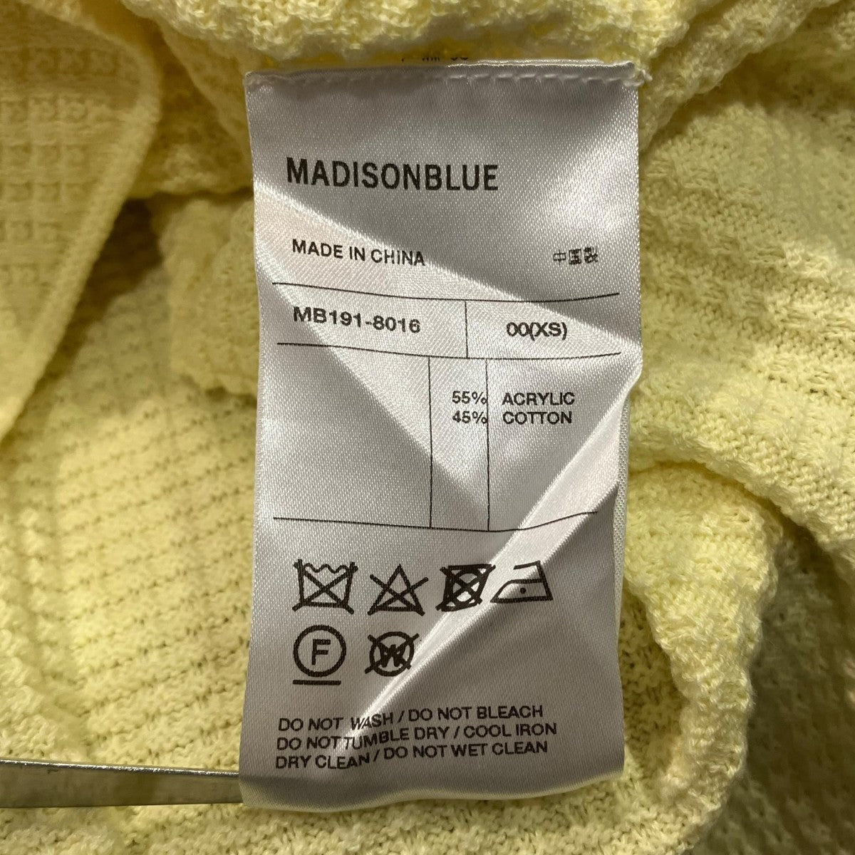 MADISON BLUE BASE BALL WAFFLE TEE7分袖サーマルカットソーMB191-8016 古着・中古-6枚目のアイテム画像