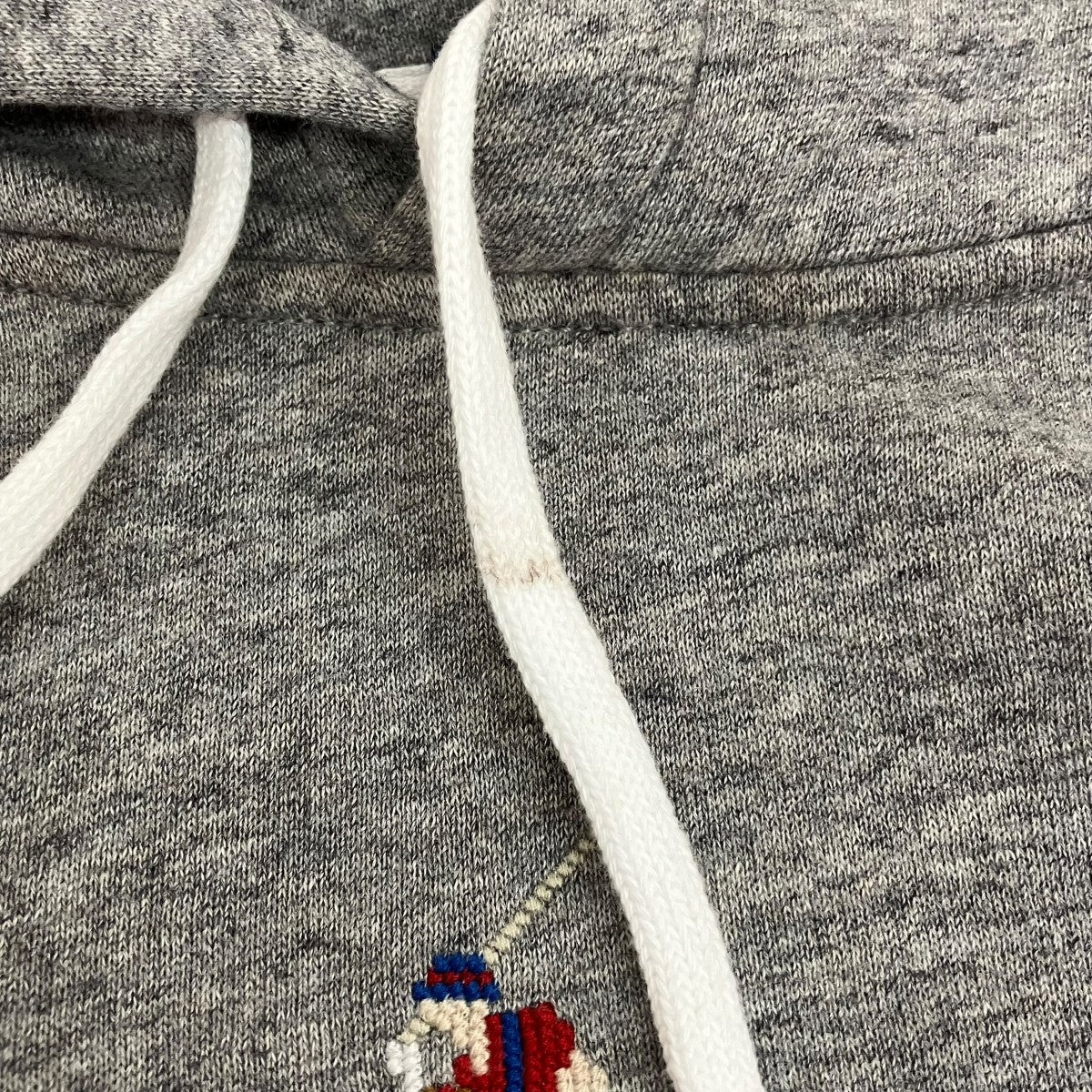 POLO RALPH LAUREN Cross-stitch logo hoodieプルオーバーパーカーEE2865 古着・中古-5枚目のアイテム画像