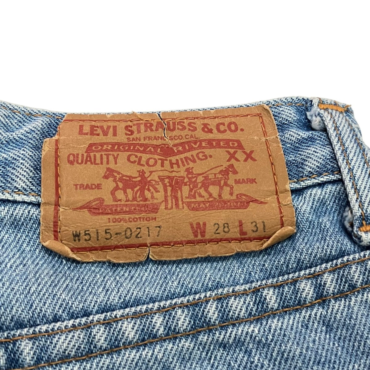 LEVI’S デニムパンツW515-0217 古着・中古-7枚目のアイテム画像