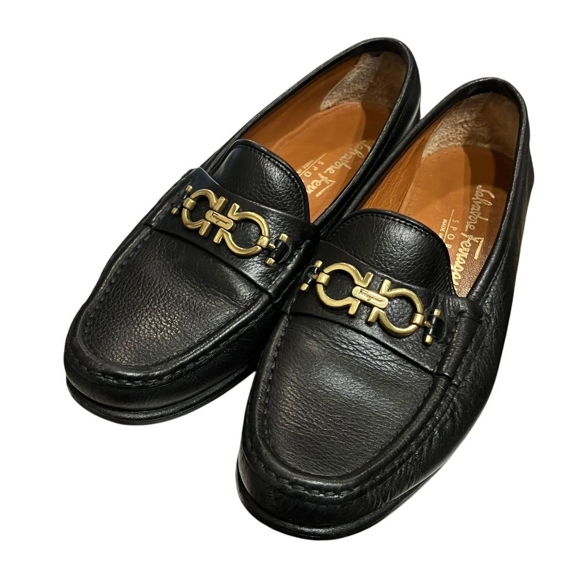 Salvatore Ferragamo ガンチーニローファー03462 古着・中古-1枚目のアイテム画像