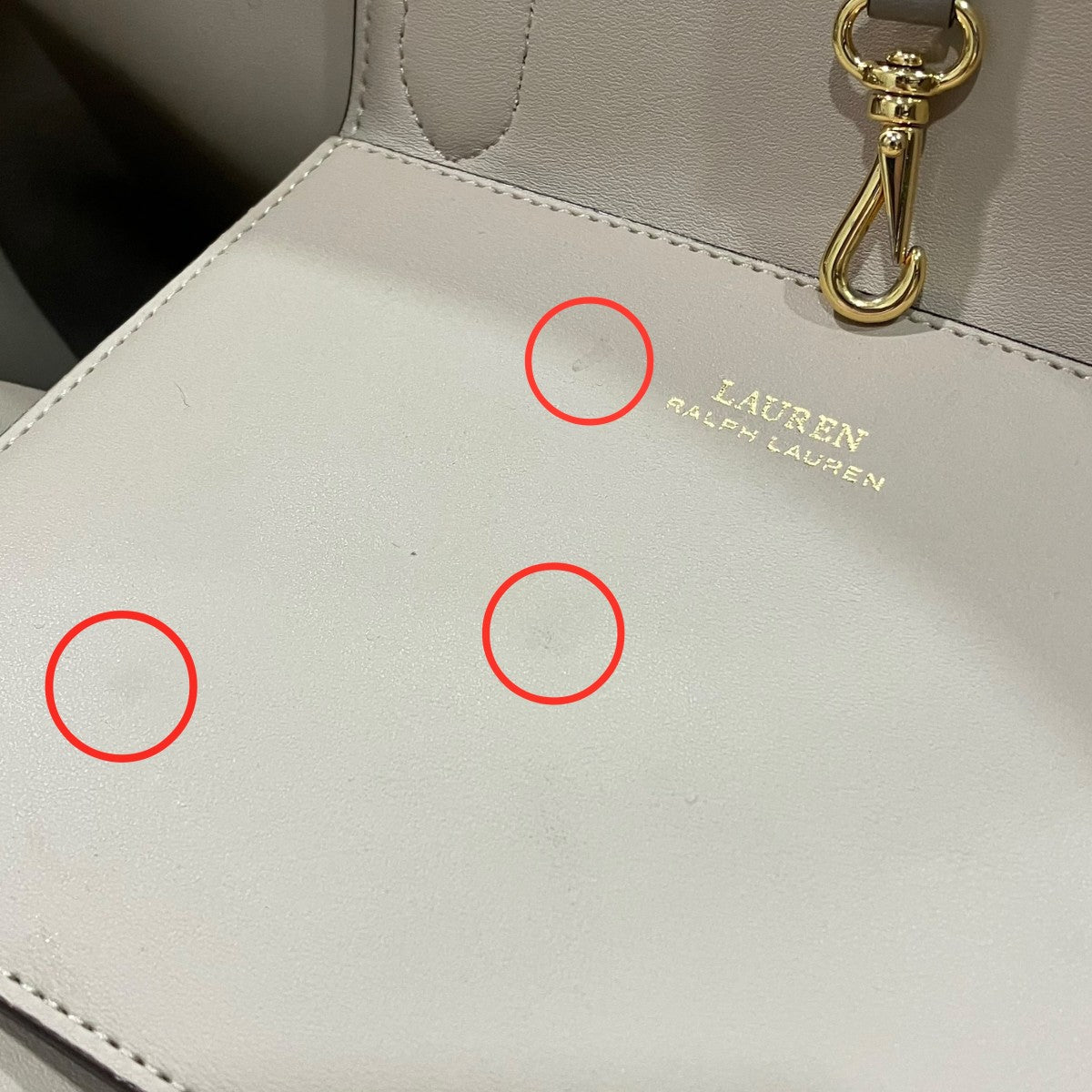 LAUREN RALPH LAUREN 2WAYショルダーバッグ 古着・中古-7枚目のアイテム画像