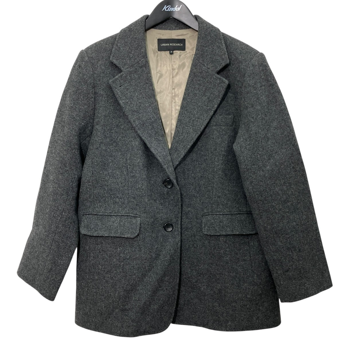 URBAN RESEARCH 23AWウールメランジオーバージャケットウールジャケットUR37-27O004 古着・中古-1枚目のアイテム画像