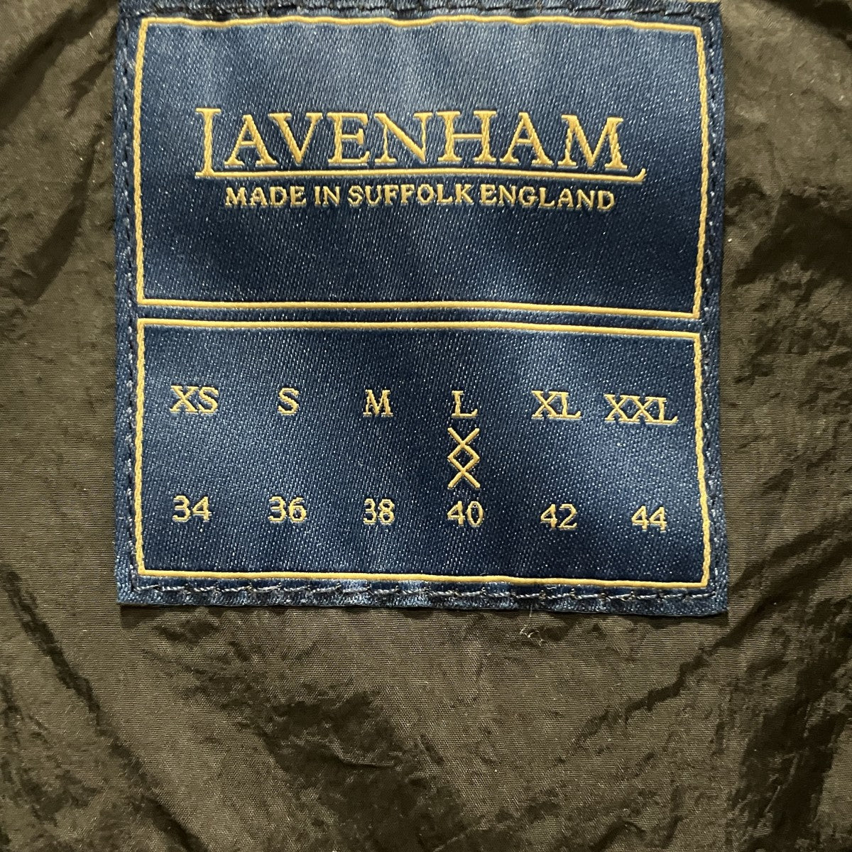 NICHOLAS DALEY×LAVENHAM キルティングジャケット 古着・中古-5枚目のアイテム画像