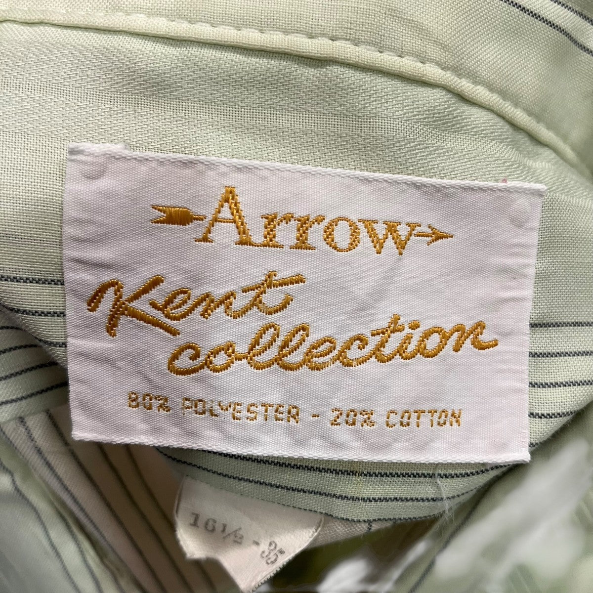 ARROW 70sストライプシャツ 古着・中古-10枚目のアイテム画像