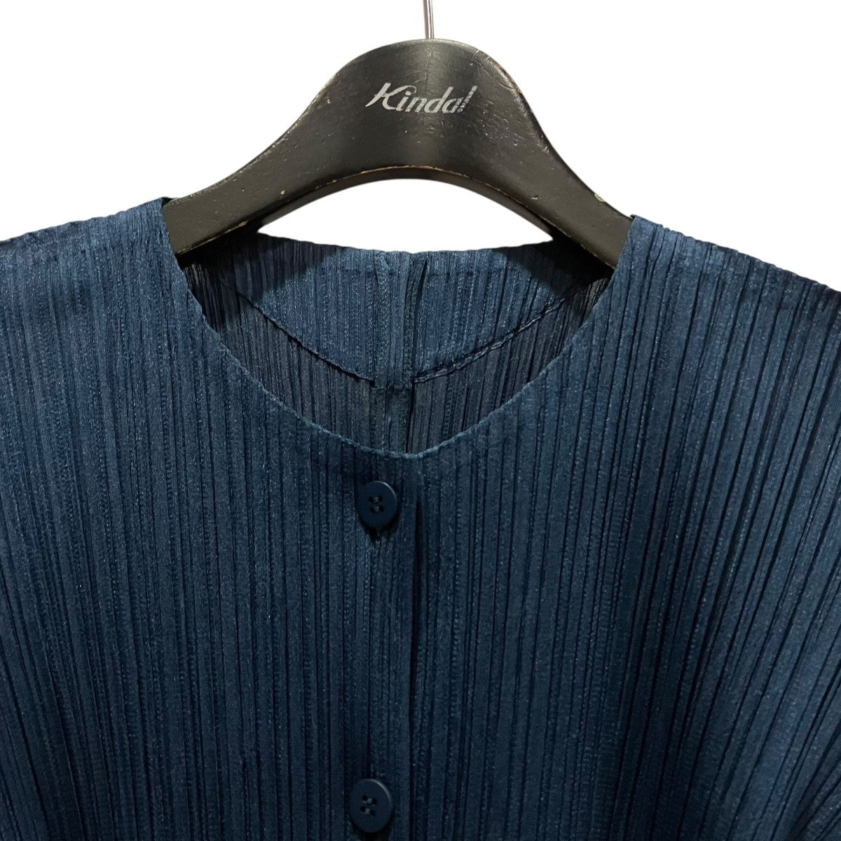 PLEATS PLEASE プリーツ半袖カーディガンPP51JO142 古着・中古-3枚目のアイテム画像
