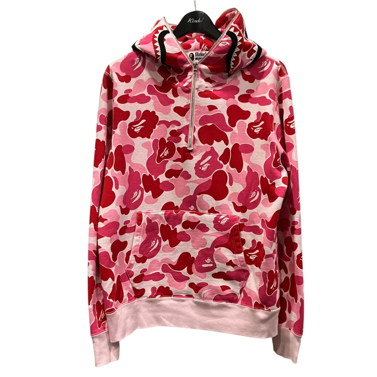 A BATHING APE ハーフジップパーカー001PPK801010M 古着・中古-1枚目のアイテム画像