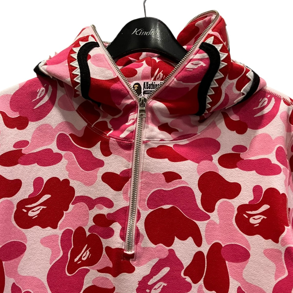A BATHING APE ハーフジップパーカー001PPK801010M 古着・中古-3枚目のアイテム画像
