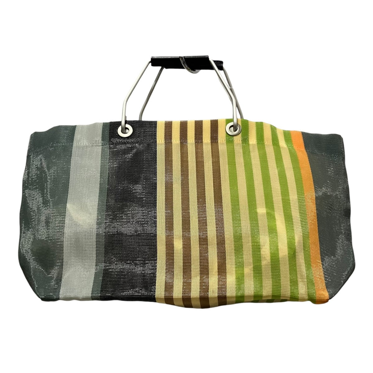 MARNI ストライプトートバッグ 古着・中古-2枚目のアイテム画像