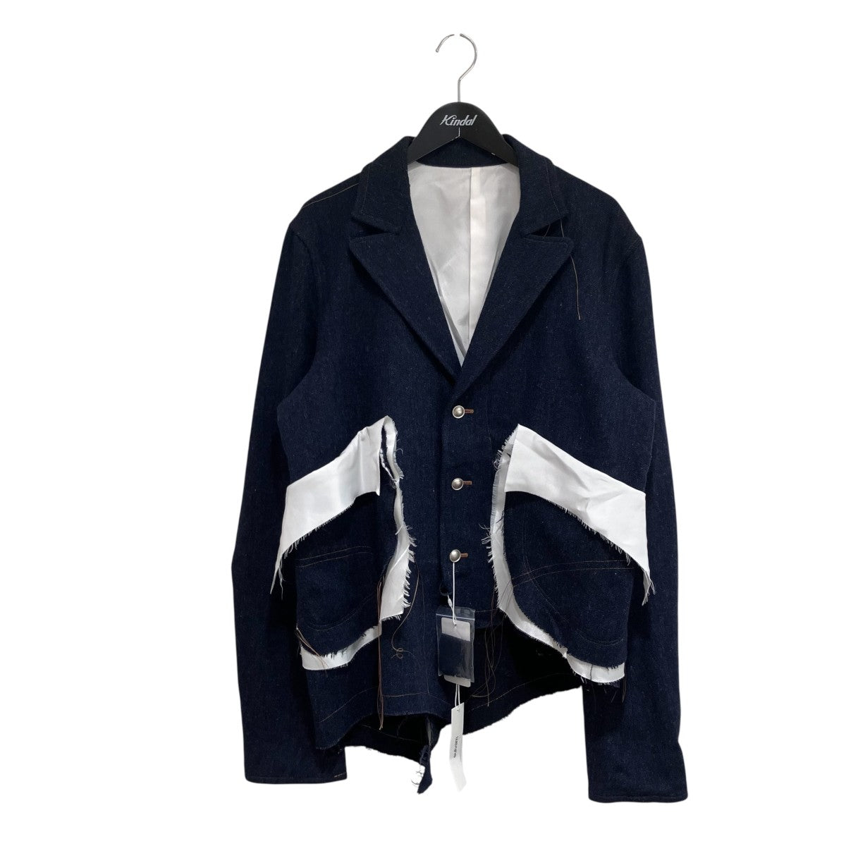 sulvam WOOL-DENIM LONG SLEEVE JACKETウールデニムロングスリーブジャケットSS-J04-400 古着・中古-1枚目のアイテム画像