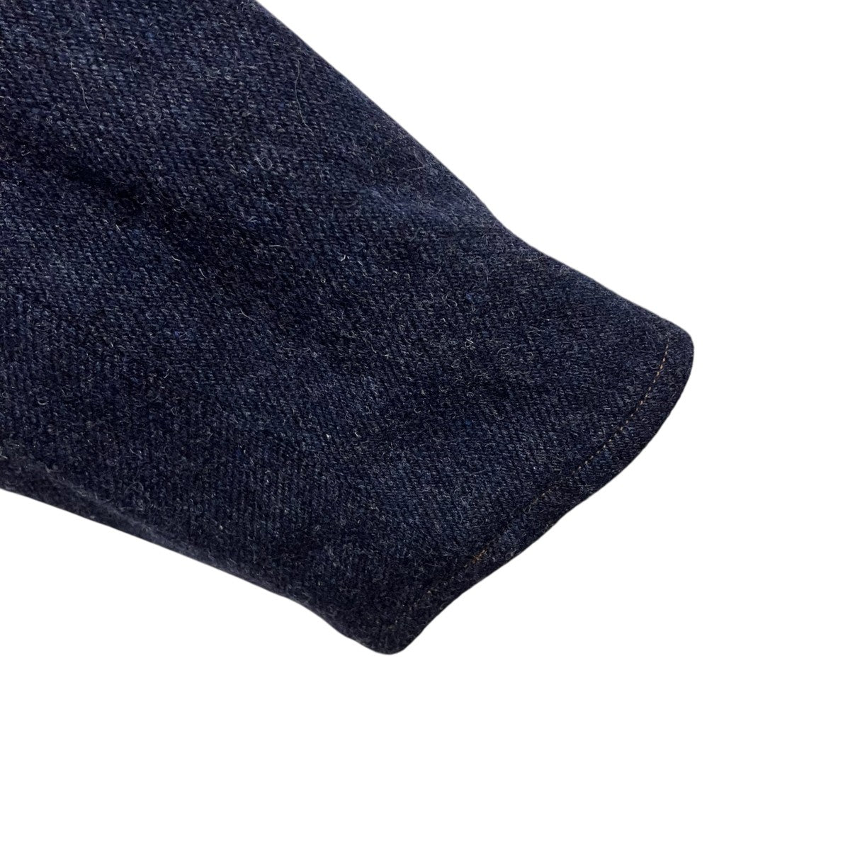 sulvam WOOL-DENIM LONG SLEEVE JACKETウールデニムロングスリーブジャケットSS-J04-400 古着・中古-4枚目のアイテム画像