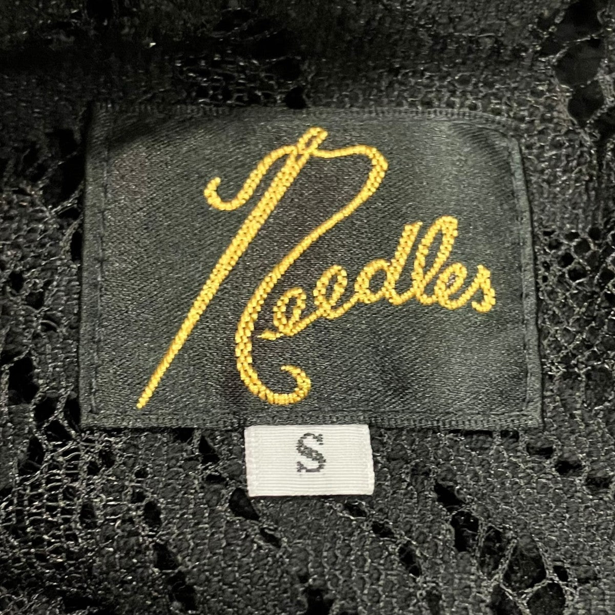 Needles レース半袖シャツMR252 古着・中古-5枚目のアイテム画像