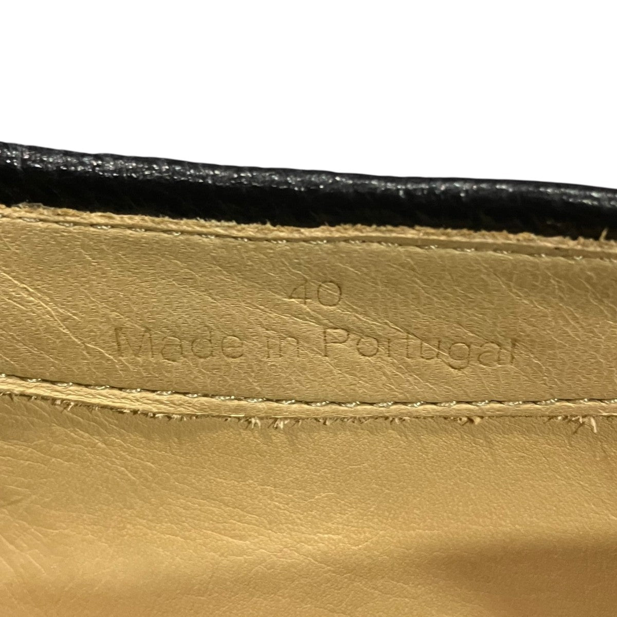 LEMAIRE Flat Piped Slippersレザースリッポン 古着・中古-7枚目のアイテム画像