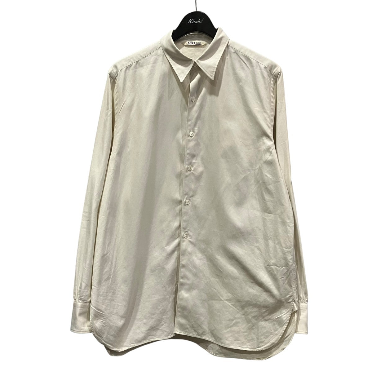 AURALEE FINX SHUTTLE OX SHIRTSオックスフォードシャツA21SS01FO 古着・中古-1枚目のアイテム画像