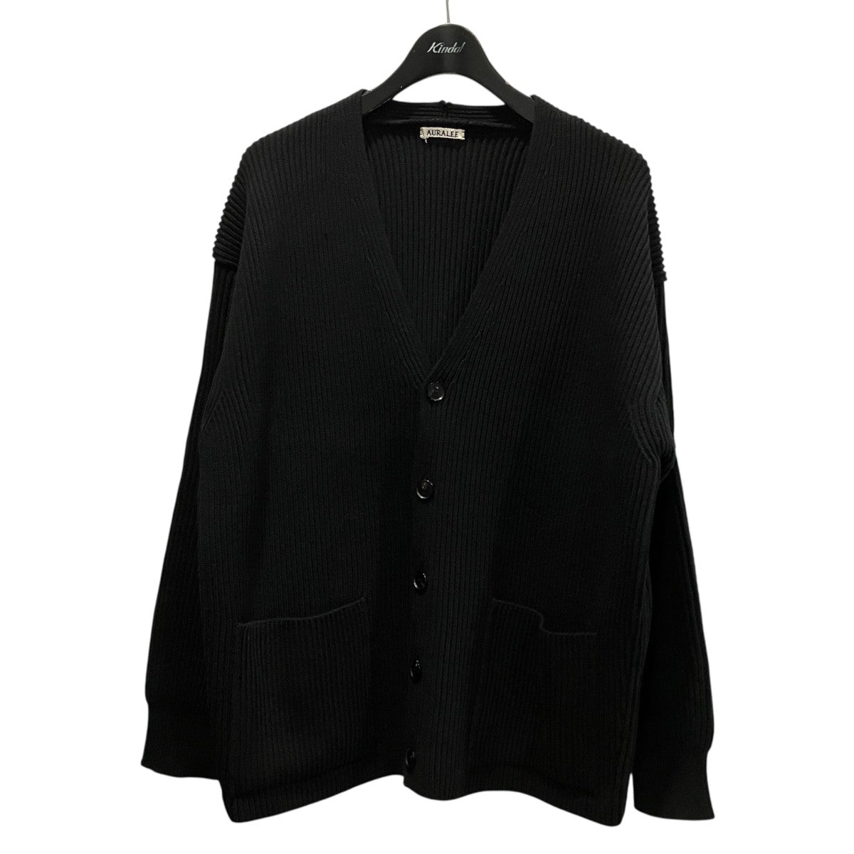 SUPER FINE WOOL RIB KNIT BIG CARDIGANリブカーディガンA22AC01RK