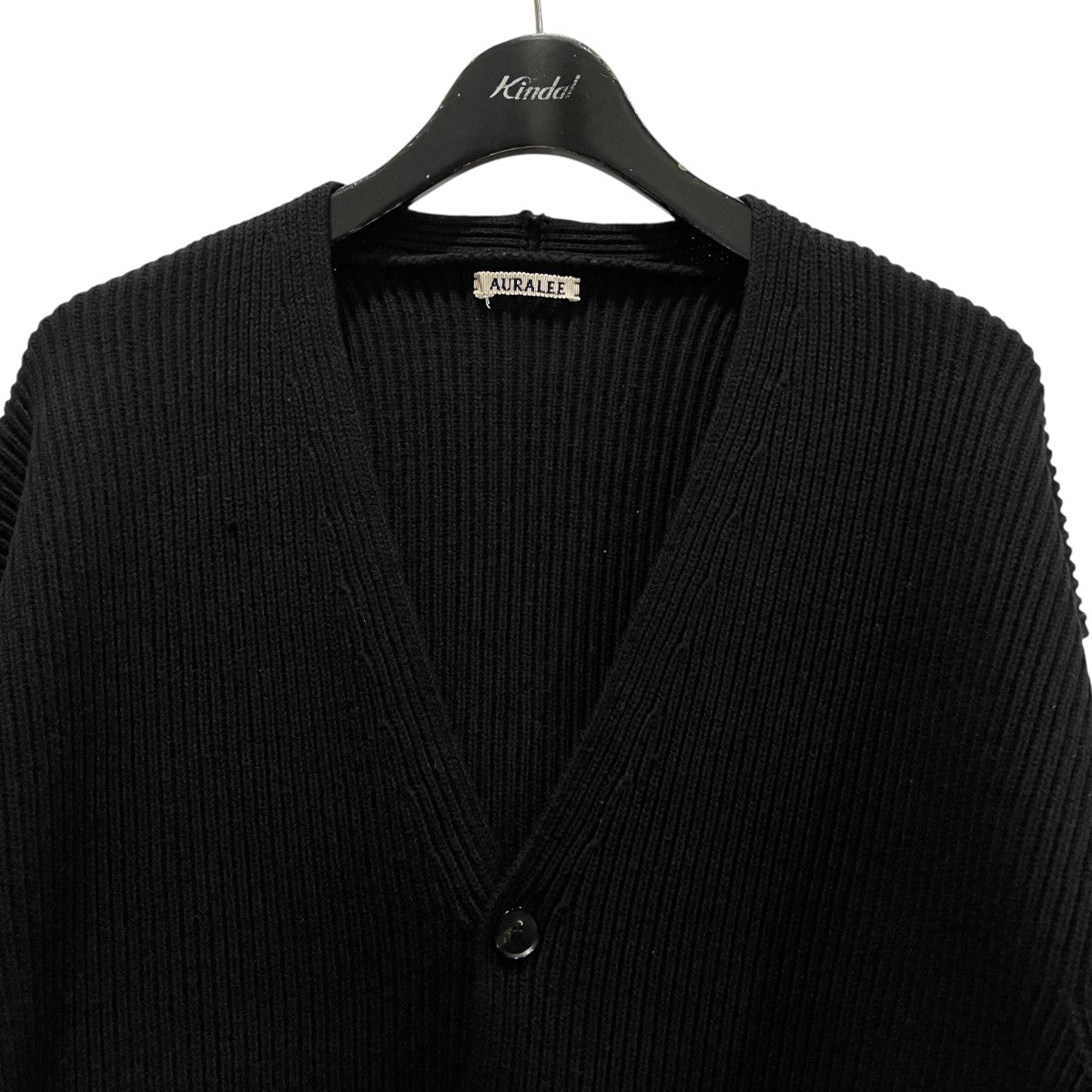 SUPER FINE WOOL RIB KNIT BIG CARDIGANリブカーディガンA22AC01RK