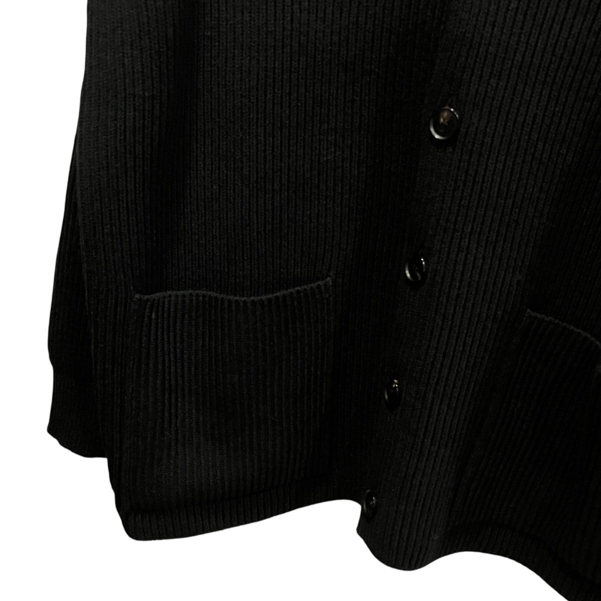 SUPER FINE WOOL RIB KNIT BIG CARDIGANリブカーディガンA22AC01RK